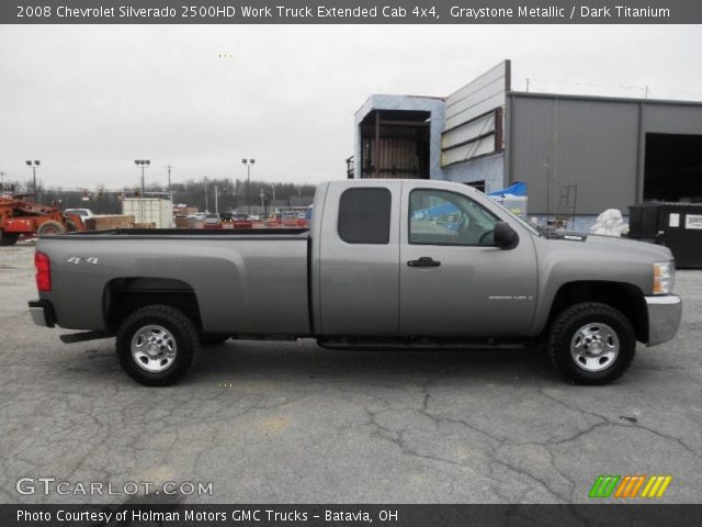 2008 Chevrolet Silverado 2500HD Work Truck Extended Cab 4x4 in Graystone Metallic