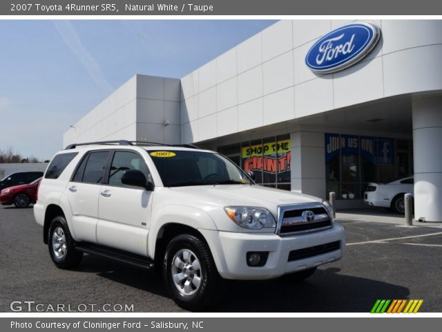 2007 Toyota 4Runner SR5 in Natural White