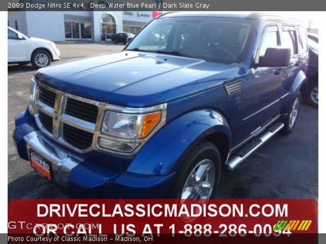 2009 Dodge Nitro SE 4x4 in Deep Water Blue Pearl