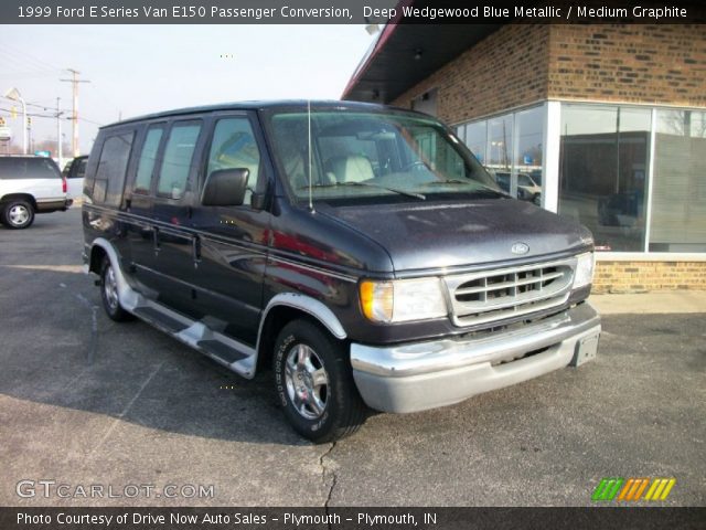 1999 Ford E Series Van E150 Passenger Conversion in Deep Wedgewood Blue Metallic