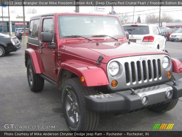 2013 Jeep Wrangler Oscar Mike Freedom Edition 4x4 in Deep Cherry Red Crystal Pearl