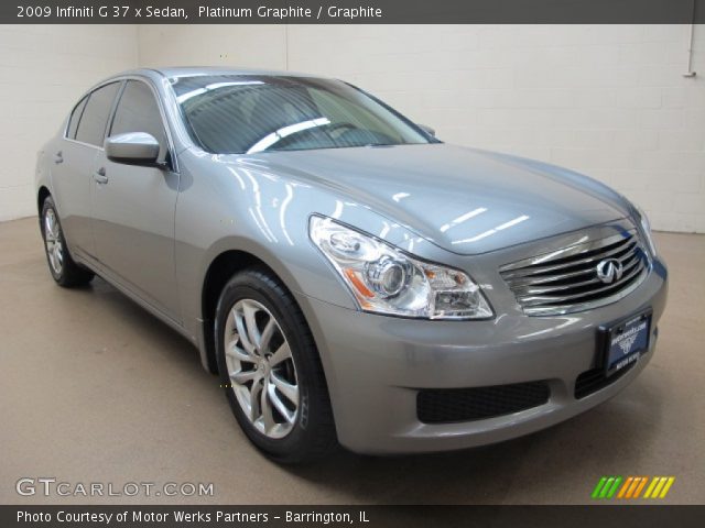 2009 Infiniti G 37 x Sedan in Platinum Graphite