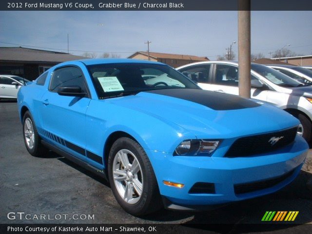 2012 Ford Mustang V6 Coupe in Grabber Blue