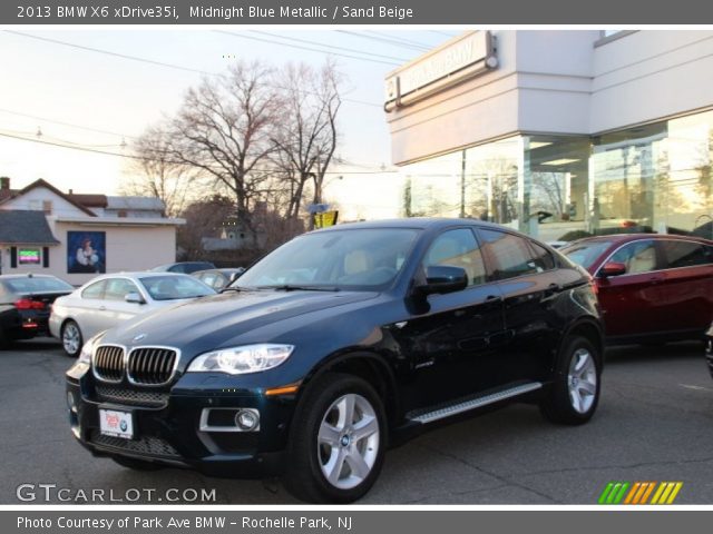 Midnight blue metallic bmw x6