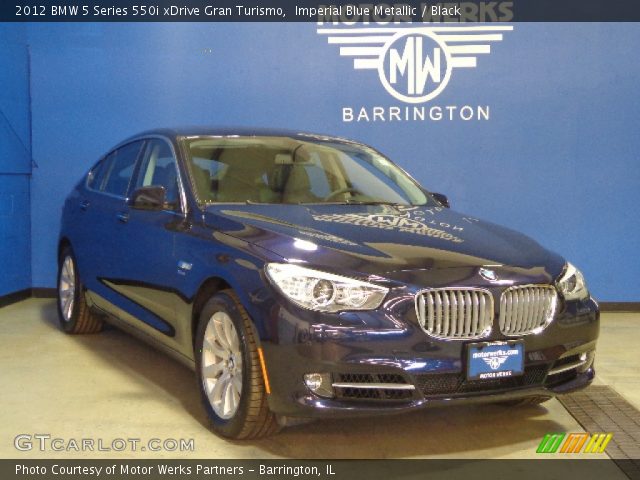 2012 BMW 5 Series 550i xDrive Gran Turismo in Imperial Blue Metallic