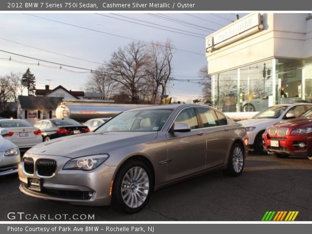 2012 BMW 7 Series 750i Sedan in Cashmere Silver Metallic