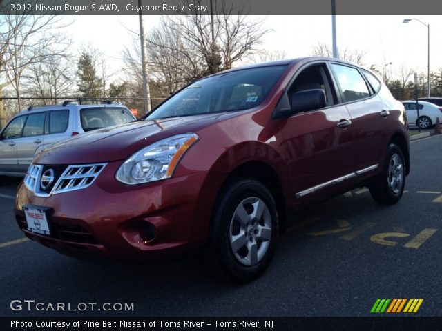 2012 Nissan Rogue S AWD in Cayenne Red