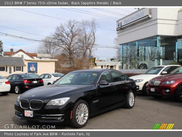 2013 BMW 7 Series 750i xDrive Sedan in Black Sapphire Metallic