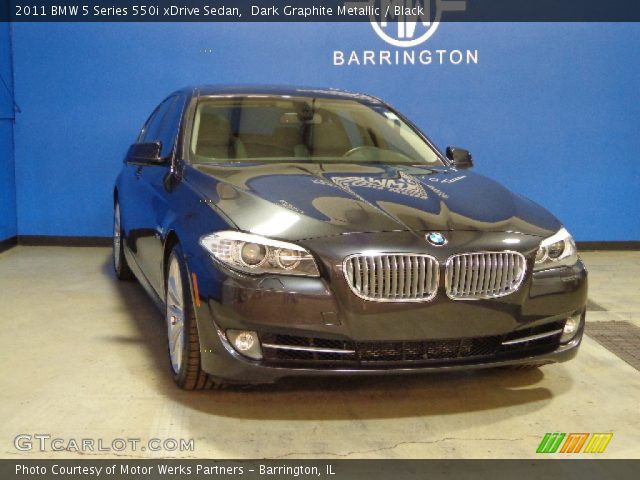 2011 BMW 5 Series 550i xDrive Sedan in Dark Graphite Metallic