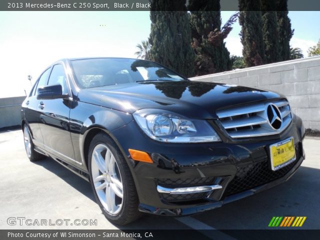 2013 Mercedes-Benz C 250 Sport in Black
