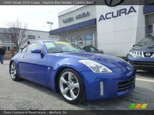 2006 Nissan 350Z Coupe in Daytona Blue Metallic