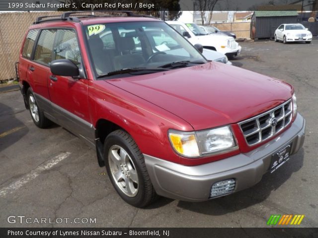 1999 Subaru Forester S in Canyon Red Pearl