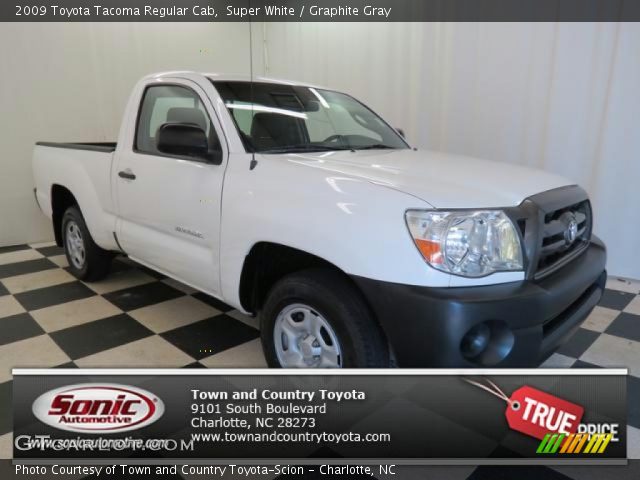 2009 Toyota Tacoma Regular Cab in Super White