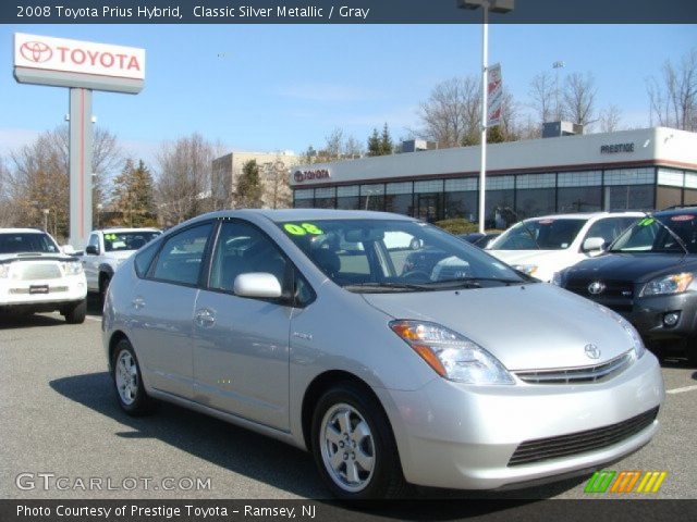 2008 Toyota Prius Hybrid in Classic Silver Metallic