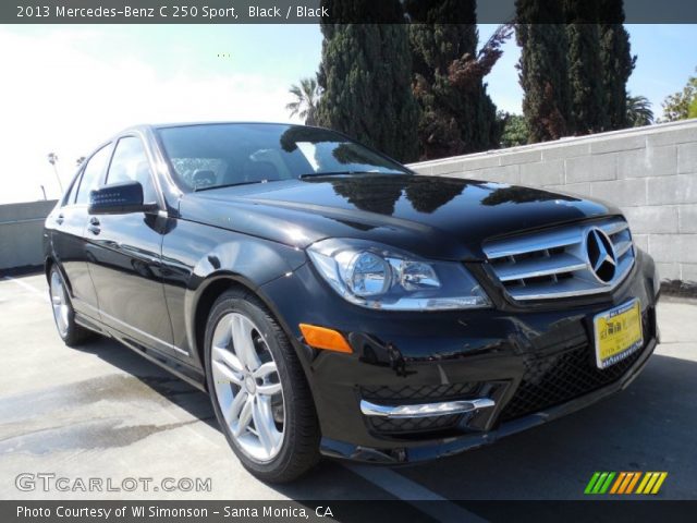 2013 Mercedes-Benz C 250 Sport in Black