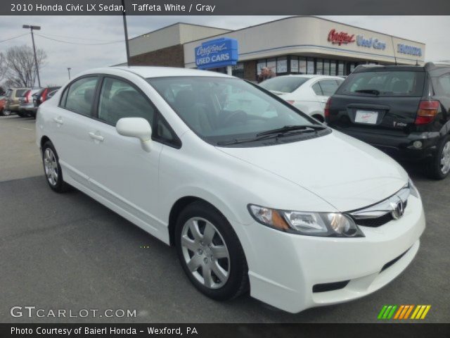2010 Honda Civic LX Sedan in Taffeta White