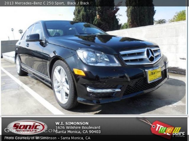 2013 Mercedes-Benz C 250 Sport in Black