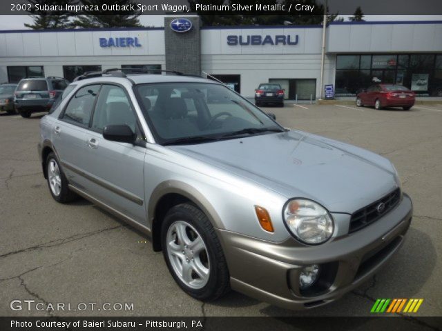 2002 Subaru Impreza Outback Sport Wagon in Platinum Silver Metallic