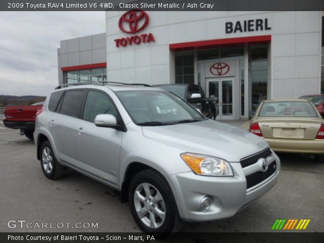 2009 Toyota RAV4 Limited V6 4WD in Classic Silver Metallic