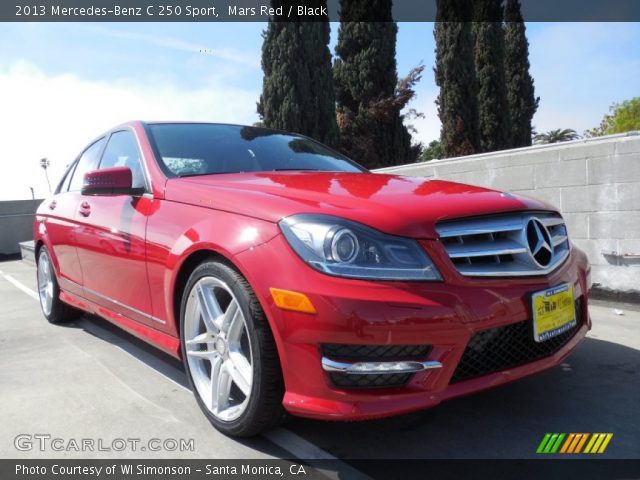 2013 Mercedes-Benz C 250 Sport in Mars Red
