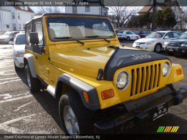 2000 Jeep Wrangler SE 4x4 in Solar Yellow