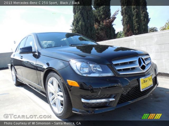 2013 Mercedes-Benz C 250 Sport in Black