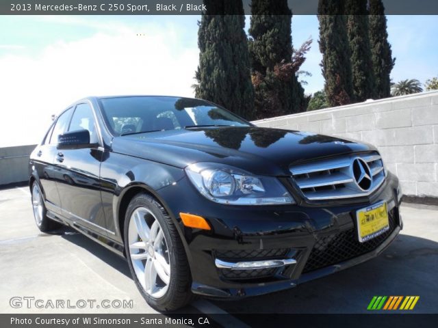 2013 Mercedes-Benz C 250 Sport in Black