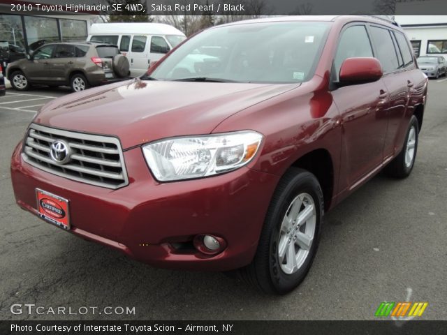2010 Toyota Highlander SE 4WD in Salsa Red Pearl