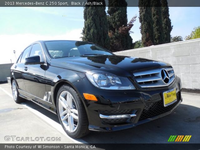 2013 Mercedes-Benz C 250 Sport in Black