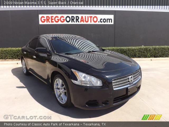 2009 Nissan Maxima 3.5 S in Super Black