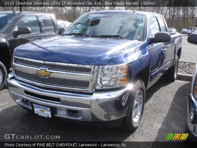 2013 Chevrolet Silverado 1500 LT Extended Cab 4x4 in Blue Topaz Metallic