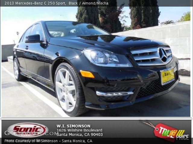 2013 Mercedes-Benz C 250 Sport in Black