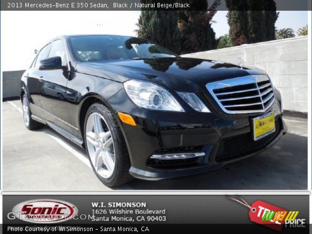 2013 Mercedes-Benz E 350 Sedan in Black
