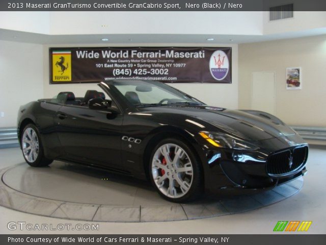 2013 Maserati GranTurismo Convertible GranCabrio Sport in Nero (Black)