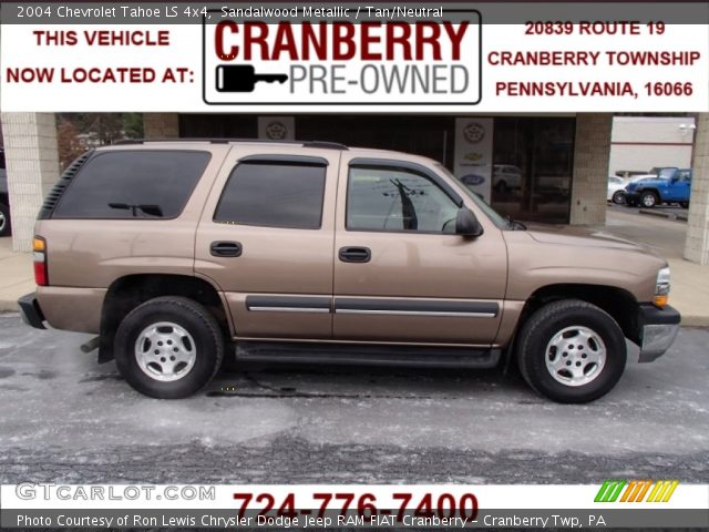 2004 Chevrolet Tahoe LS 4x4 in Sandalwood Metallic