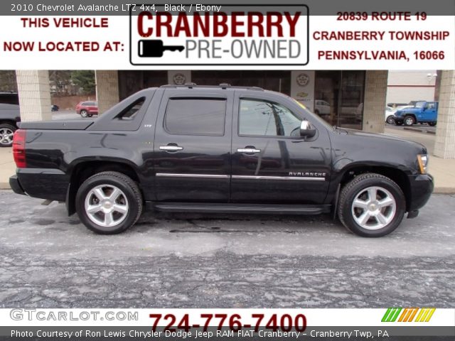 2010 Chevrolet Avalanche LTZ 4x4 in Black