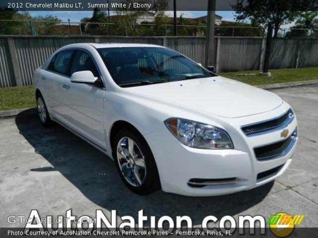 2012 Chevrolet Malibu LT in Summit White