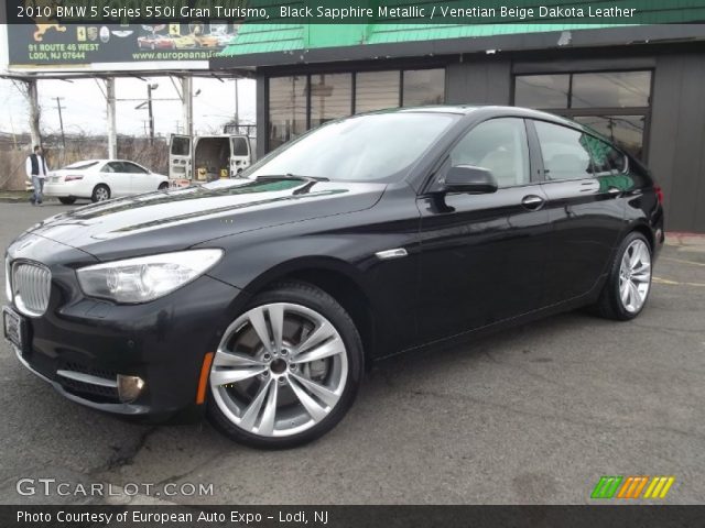 2010 BMW 5 Series 550i Gran Turismo in Black Sapphire Metallic