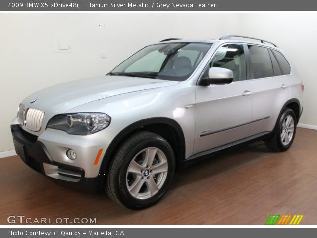 2009 BMW X5 xDrive48i in Titanium Silver Metallic