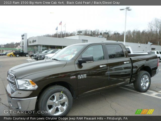 2013 Ram 1500 Big Horn Crew Cab 4x4 in Black Gold Pearl