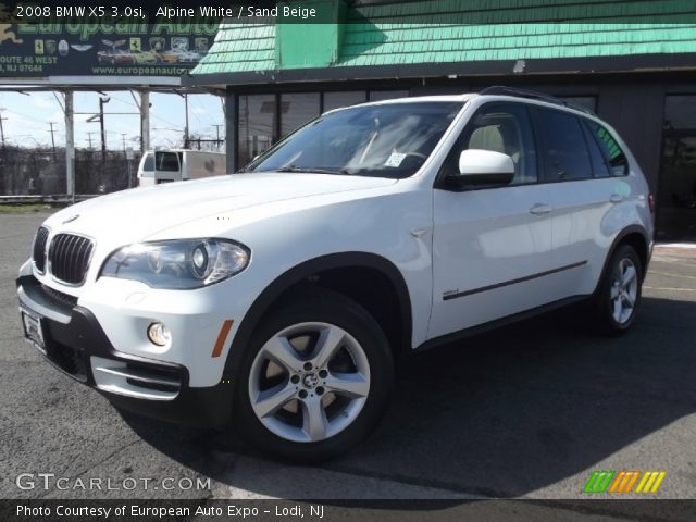 2008 BMW X5 3.0si in Alpine White