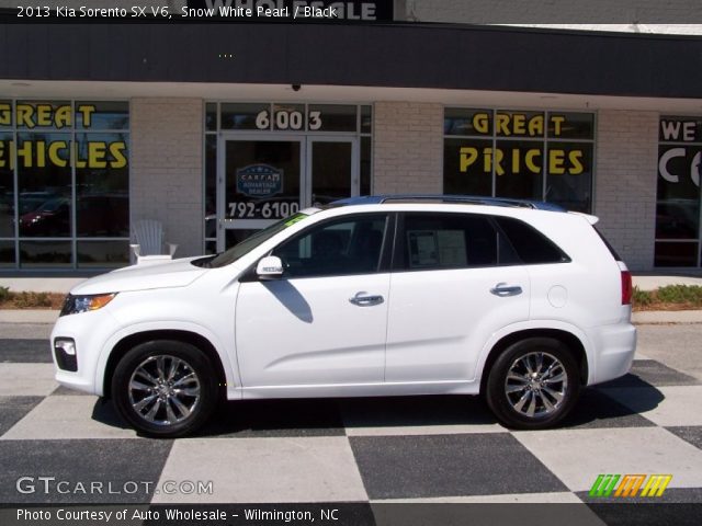 2013 Kia Sorento SX V6 in Snow White Pearl