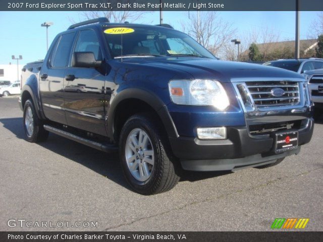 2007 Ford Explorer Sport Trac XLT in Dark Blue Pearl Metallic
