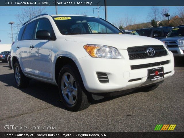2010 Toyota RAV4 I4 4WD in Super White