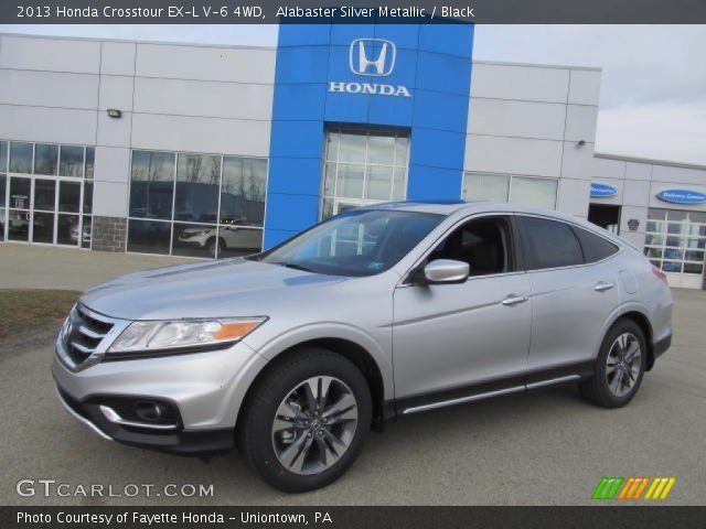 2013 Honda Crosstour EX-L V-6 4WD in Alabaster Silver Metallic