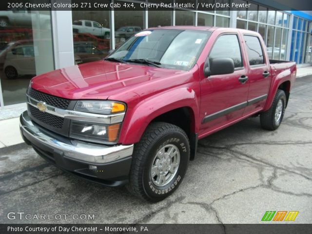 2006 Chevrolet Colorado Z71 Crew Cab 4x4 in Cherry Red Metallic