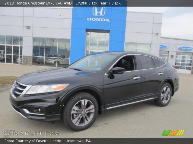 2013 Honda Crosstour EX-L V-6 4WD in Crystal Black Pearl