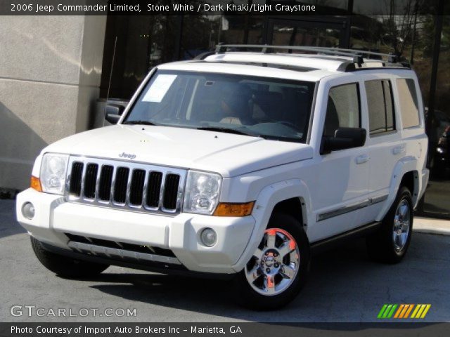 2006 Jeep Commander Limited in Stone White