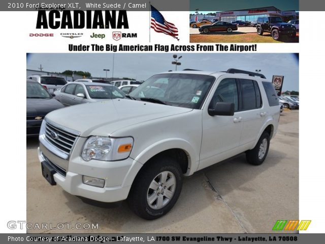 2010 Ford Explorer XLT in White Suede