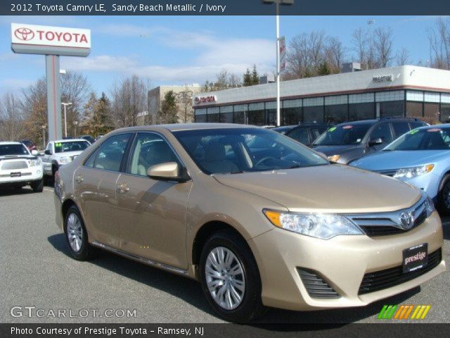 2012 Toyota Camry LE in Sandy Beach Metallic